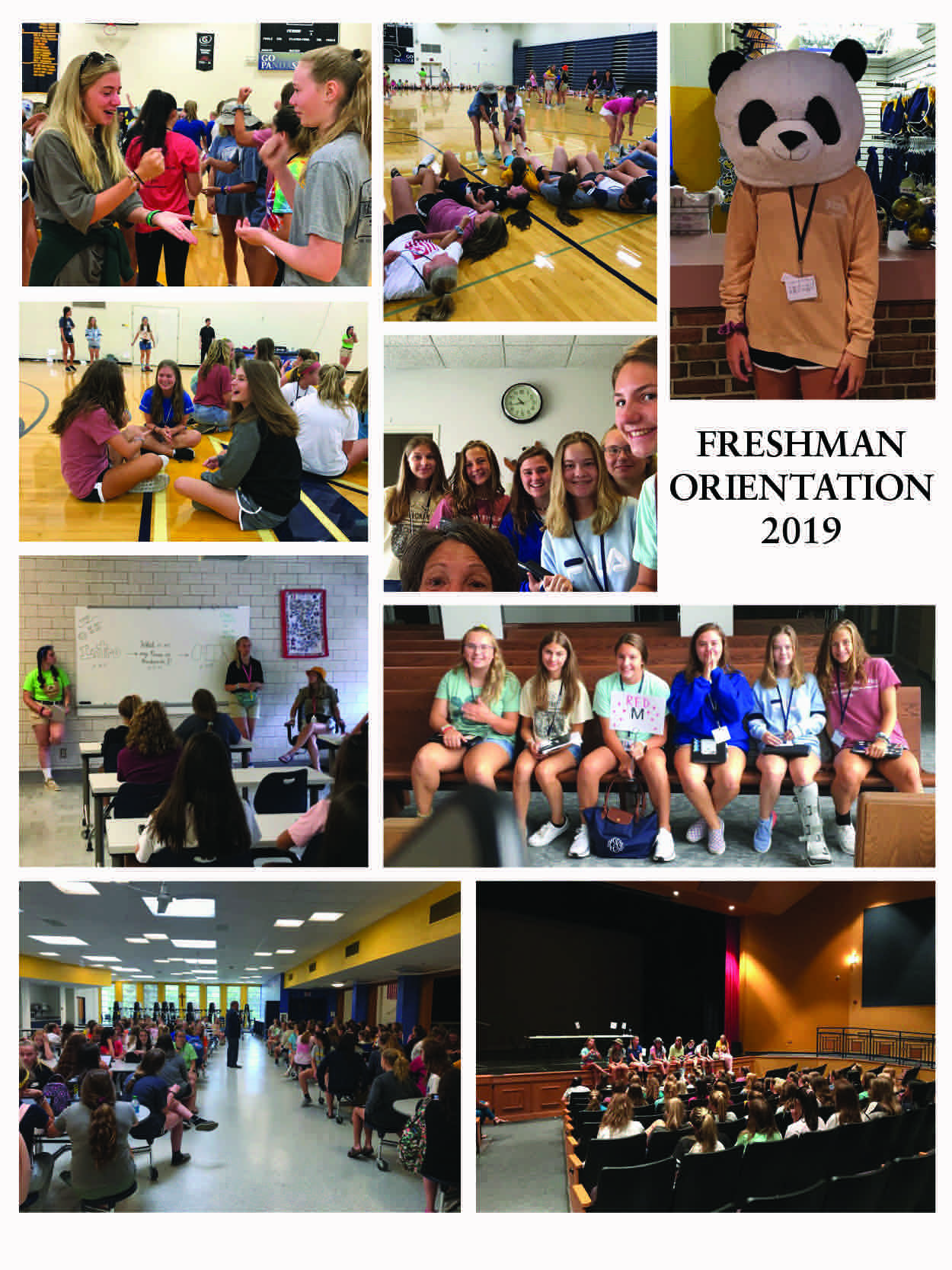 Freshman Orientation 2019 Notre Dame Academy